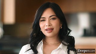 Deeper. Gorgeous Curvy Scarlett Alexis Gets Spanked And Fucked Hard