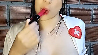 Beautiful girl playing with her pussy masturbate