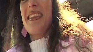 A good-looking French MILF can take a dick anywhere!