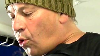 German - Hard sex in ambulance car