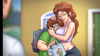 3d sleeping mom, summertime saga all, sleep