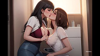 Hentai lesbians exploring their lust in high-quality 4K resolution