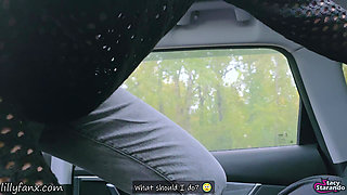 Femdom Taxi - He Tried to Cheat, She Sat on His Face