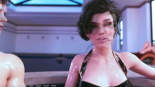 Hot mom interactive story in Aoa Academy with big boobs