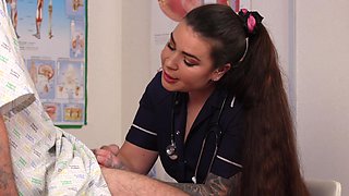 Nurses and patients get up to some naughty fun in this steamy scene.
