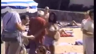 Multietnic foursome with stunning Erika Bella - Italian classic scene  90s