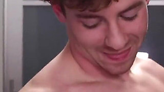 Justin Taylor Gets His Hairy Hole Rimmed MMF Bi