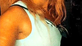Blonde Slut Dancing