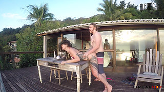 Sex on Ilhabela Beach with the Naughty Dread Hot