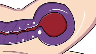 Curvy 3D Giant Tits Cumshot Animation