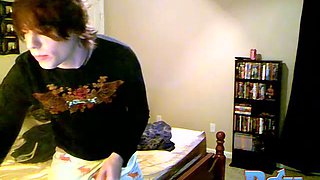 Trace Comes Home Alone  Jerks Off - Trace