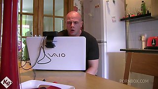 Big Tits Cam Girl Invites A Client Over