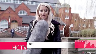 Blonde Victoria Summers Strips Off Her Glamour Look and Earns a Facial From Marc Rose