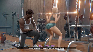 Risky GYM Sex: BBC Personal Trainer and Married Cheating Wife (3D Animation) HQ