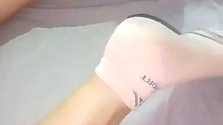 Medi Shows Her Feet in Short Socks and Her Tail