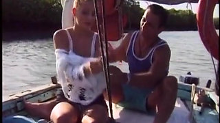 Amateur German Babe Got to Suck Cock and Makes Him Cum on Boat