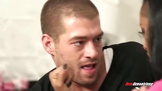 Ebony Skin Diamond Fucking Hung Step Brother