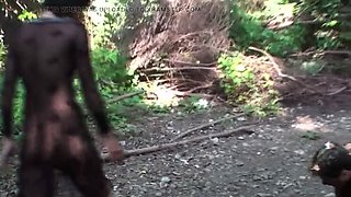 Outdoor Slave Humiliation In The Forest