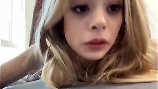 Petite Blonde Struggles to Swallow Massive BBC in Steamy