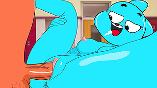 Nicole Watterson FUCKS WITH DARWIM - The Amazing World of Gumball Porn Parody PART 3