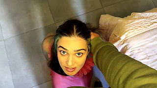 Submissive Challenges Master Before Intense Oral Sex (POV)