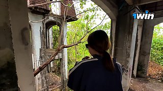 Raw & Rough Fuck in an Abandoned Building