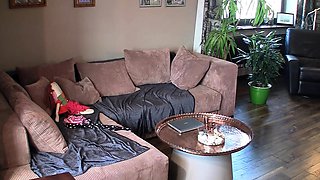 Solo teen shows off her pussy