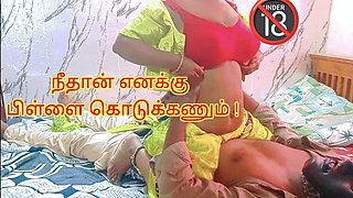 Step Sister's Struggle to Get Pregnant as She Seeks Help From Her Step Brother - Full Tamil Audio with Loud Moaning