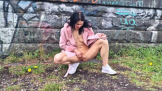 Naked Outdoors, Pissing and Gaping
