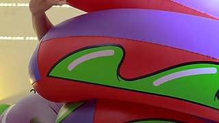 I Am the Prey of a Giant Inflatable Snake