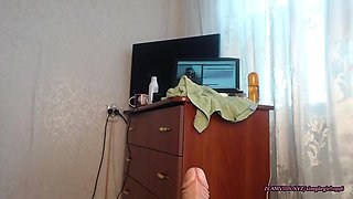 Perfect big round ass on cam: Big Ass, Dildo  Beauty Porn