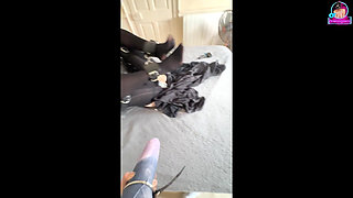 Femdom Sensory Deprivation Bondage - Anally Destroyed