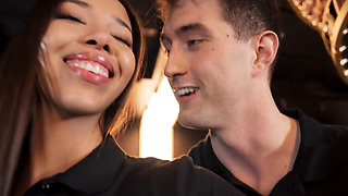 Lia Lin getting her tight hole examined by Jimmy Bud