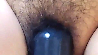 I Put Her Magic Wand on Her Bush to Wet Her Pussy