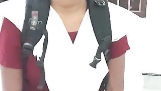 Indian university girl fucked by stepbrother friends - Real Indian Desi Porn