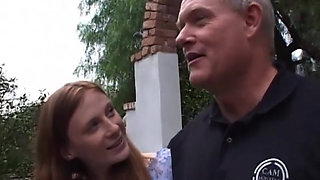 Old and young swingers anal party