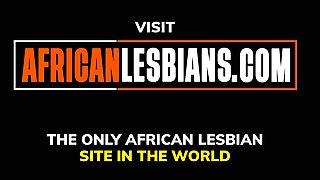 Thick EBONY LESBIANS scissoring hard