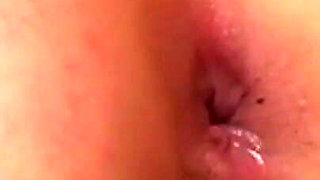 Red fishnet babe anally fucked