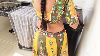 I went to bhabhi's house when her brother not at home and enjoyed a lot with my lovely bhabhi, Full Hindi Viral Video