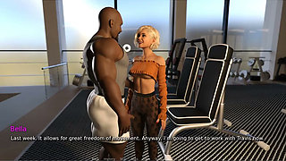 My Hotwife - Gameplay - Roleplay - Gym - Deepthroat and Bukkake