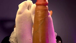 Footjob with Sexy Stockings