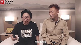 Old & Young Chinese Guys Double Team Hot Brunette European Pornstar in Wild Threesome