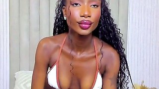 Hot Black Maid Does Some Webcam Black and Ebony