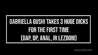 Gabriella Gushi Fucked By 3 Guys For The First Time (Dap, Dp