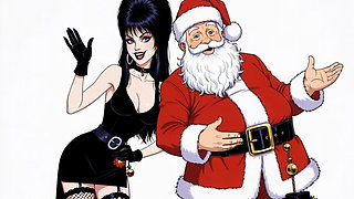 Krampus Stuffed a Butt Plug Into Elvira, the Mistress of Darkness' Ass, and Brought Her to Orgasm. a Christmas Porn Story