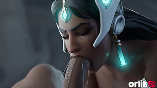 Symmetra Anal Group Sex with 5 Bbcs - 3D Overwatch Animated Porn