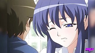 Handjob xxx with seductive chippie from Hentai Pros