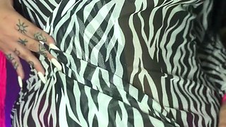 Big boobs milf masturbates with her dildo