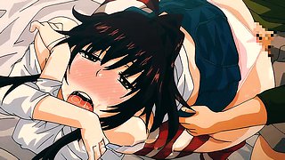 Tongue kissing, nipple sucking, wailing