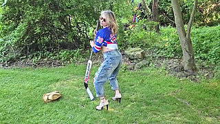 ONLY FAN leak Face Exposed Mistress Thursday Getting ready for the Game with her Big Tits bouncing